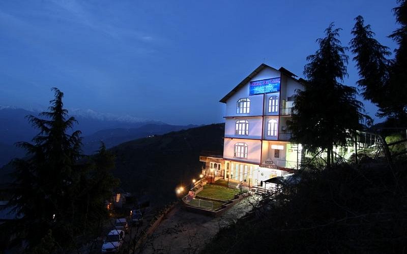 Hotel Exterior at Dusk